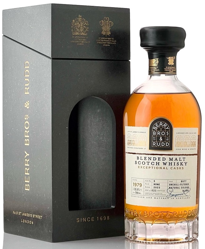 ブレンデッドモルト[1979] 44年 シェリーバット【BB&R