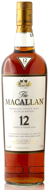 マッカラン シェリーオーク 12年 ※箱なし（並行/1,750ml）