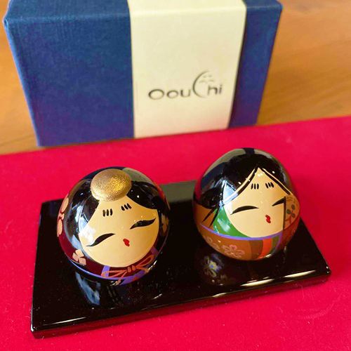 山口県伝統工芸品 大内塗 大内人形 一号 （箱入） なら 山口県の名産品