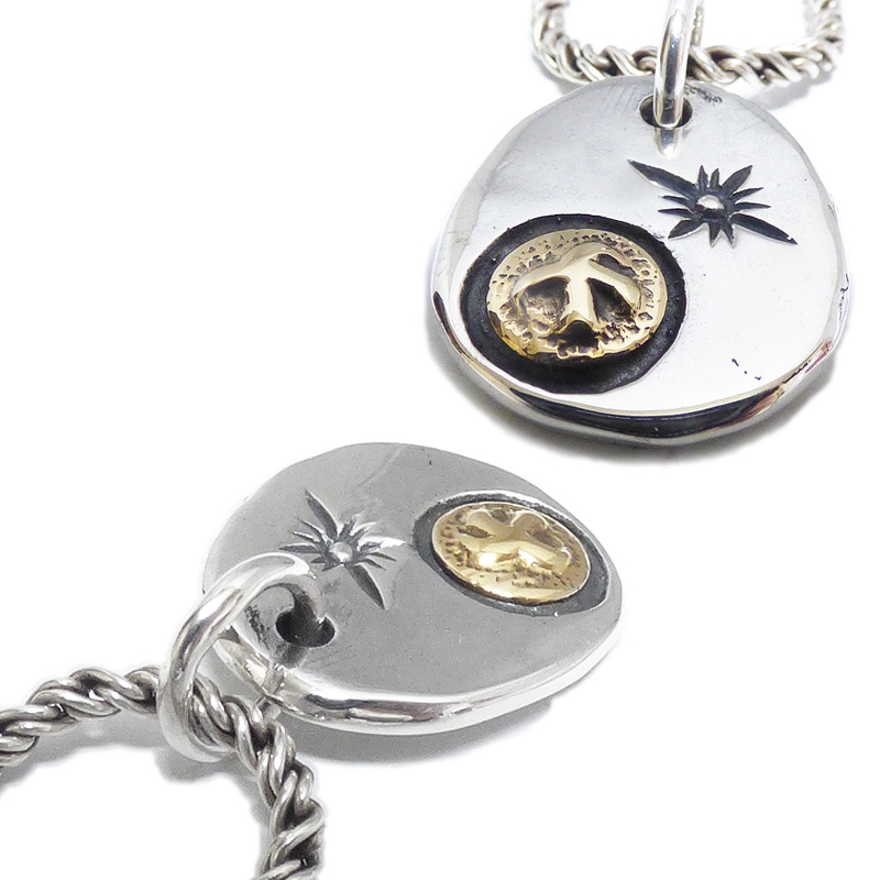 ネイティブSUN(サン/太陽) ＆ ゴールド・イーグル(鷲) 21mm楕円