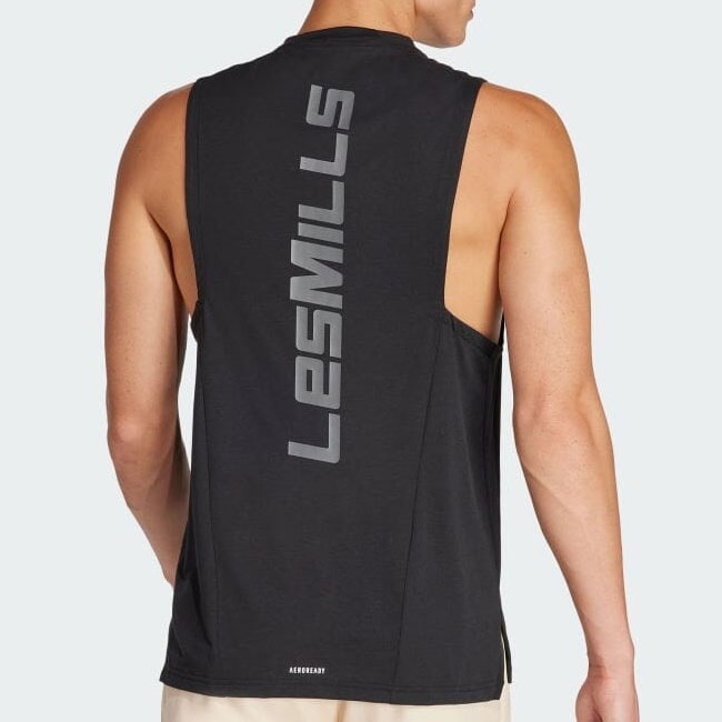 adidas アディダス メンズ Les Mills グラフィック タンクトップ