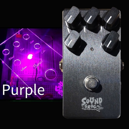 SOUND FROG / Berial Purple LED Mod ベース用オーバードライブ 日本製