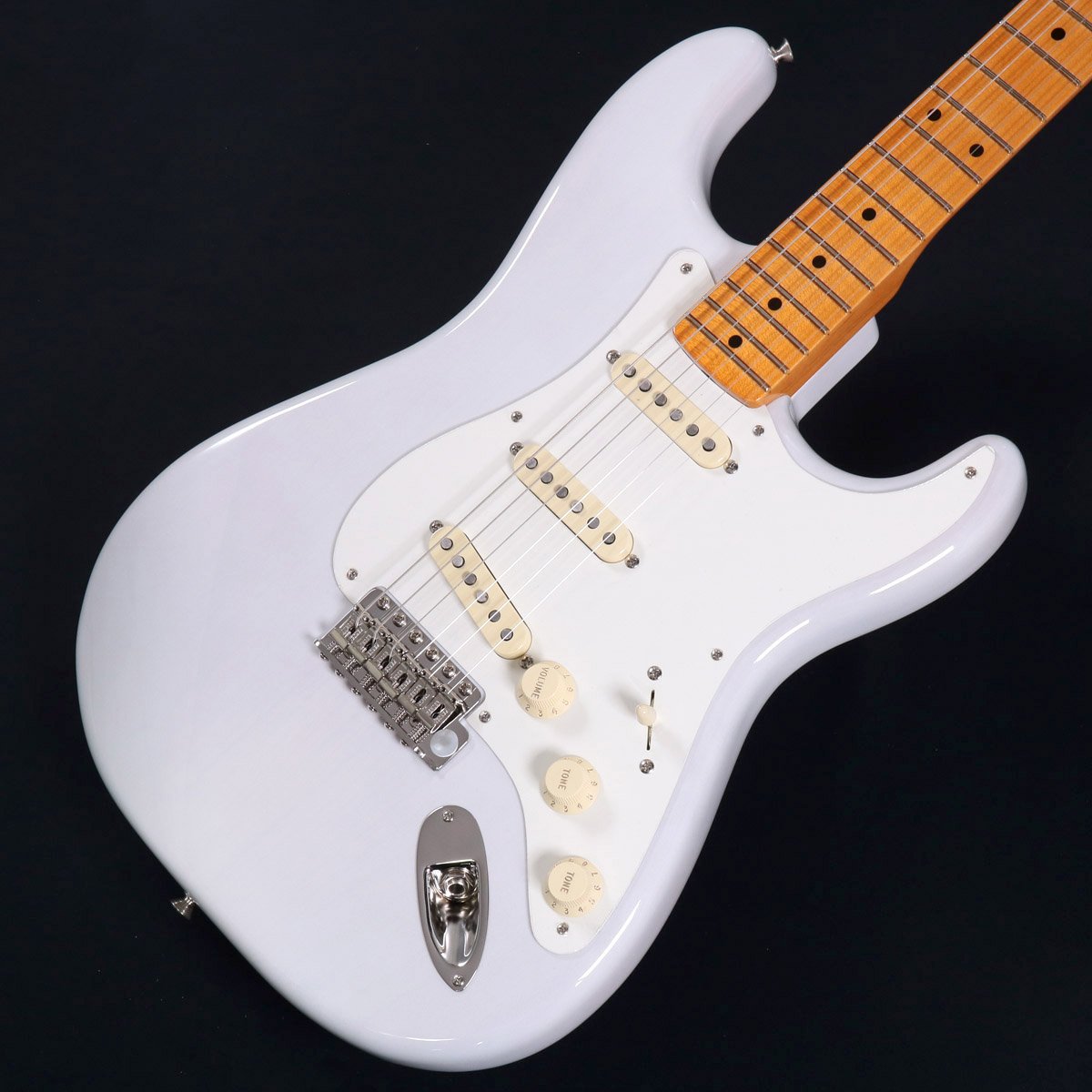 タイムセール)(実物画像) Fender / Eric Johnson Stratocaster White