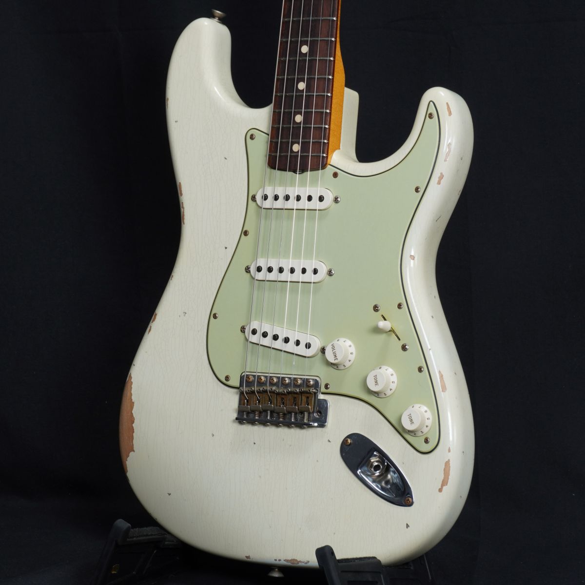 中古】Fender Custom Shop / 1962 Staratocaster Relic Aged Olympic