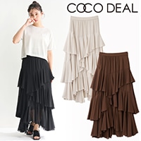 SALE40%OFF】COCODEAL ココディール ティアードフリルスカート