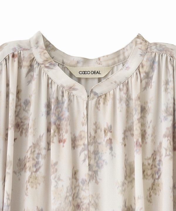 SALE50%OFF】COCODEAL ココディール フラワープリントプリーツ