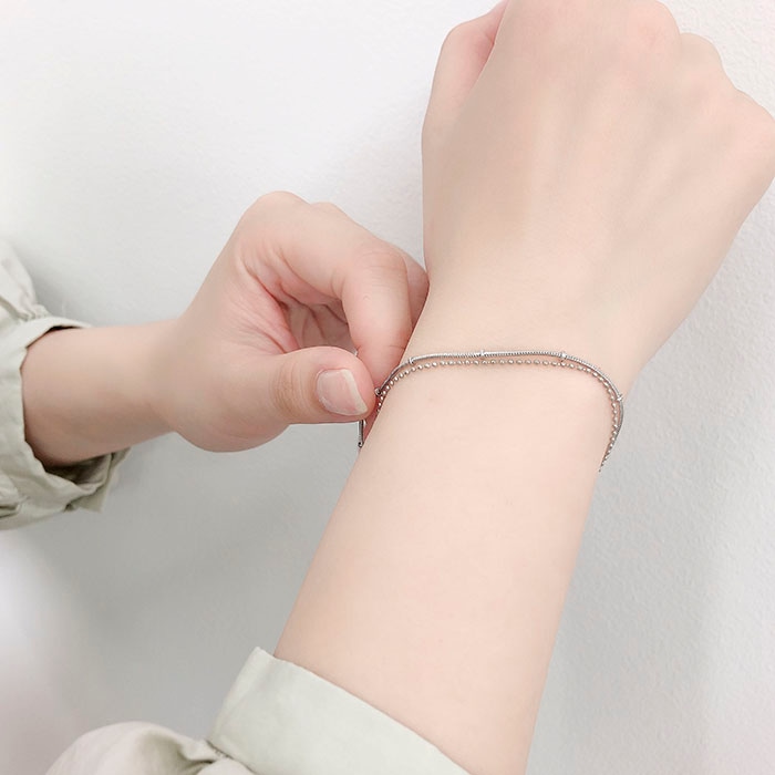 ブレスレット ダブル ボール チェーン | ブレスレット,ブレスレット