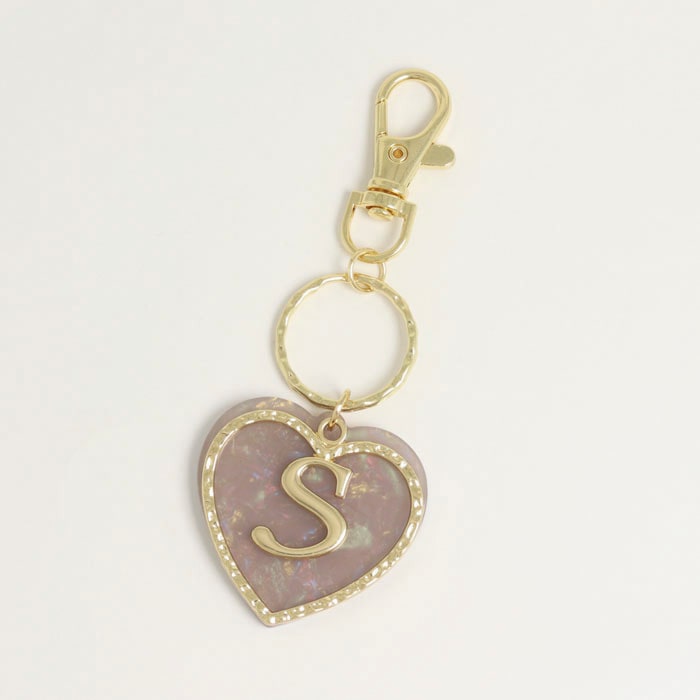バッグチャーム ハート イニシャル【6type】 | その他,バッグチャーム