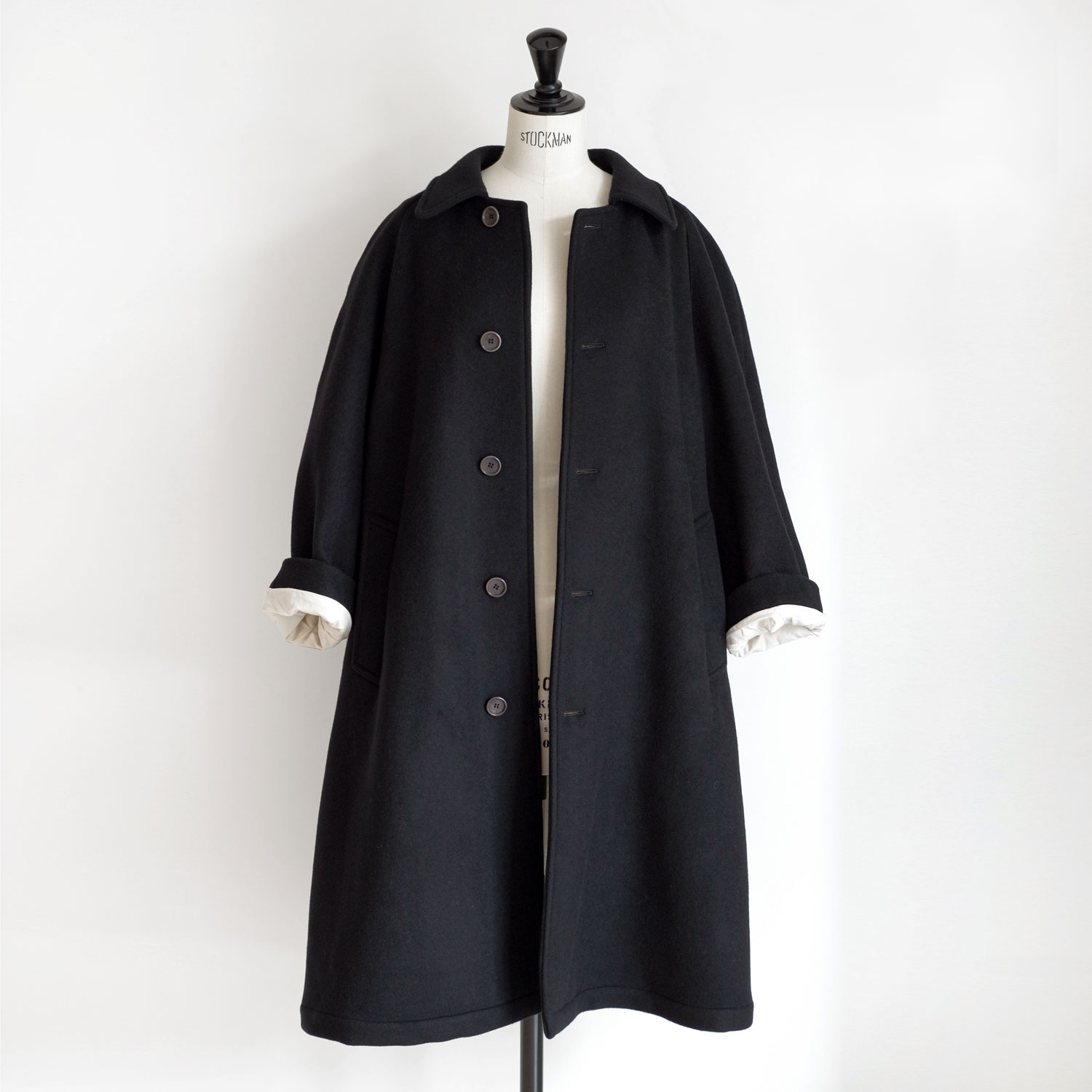 SONO ソノ : 2033 CARL coat ダブルフェイスウールステンカラーコート