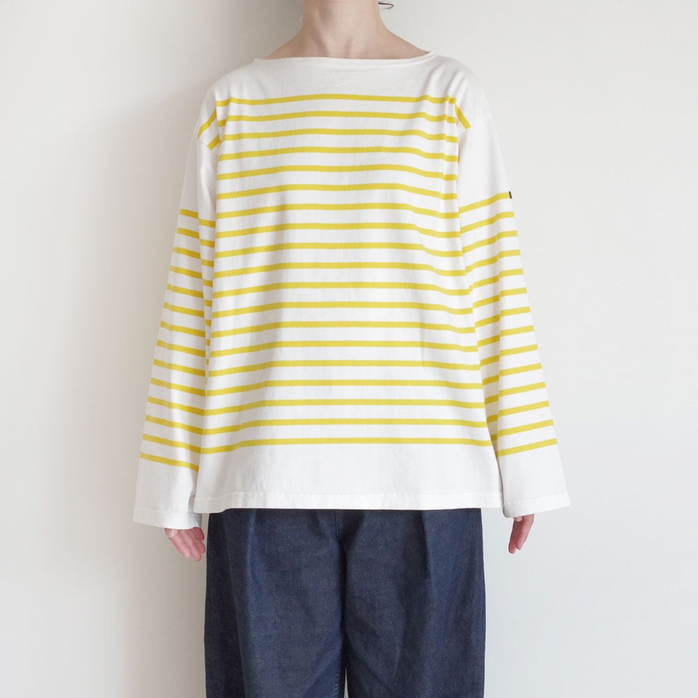 outil ウティ : TORICOT AAST バスクシャツ (OFF/EMPIRE YELLOW