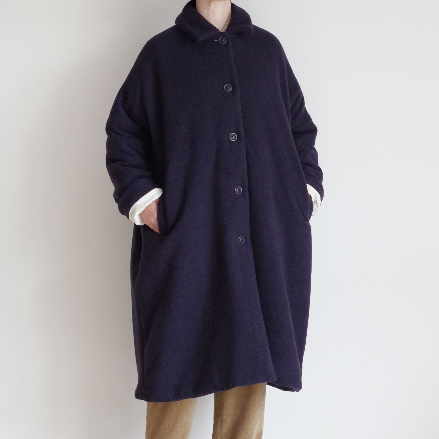 CASEY CASEY ケイシーケイシー : BIG BLOBBY COAT カシミアコート