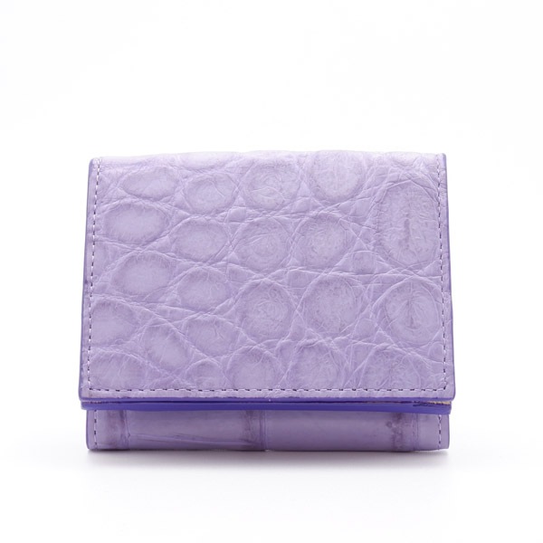 クロコダイル財布.紫（KAIYO）Singapore クロコダイル財布.紫（KAIYO