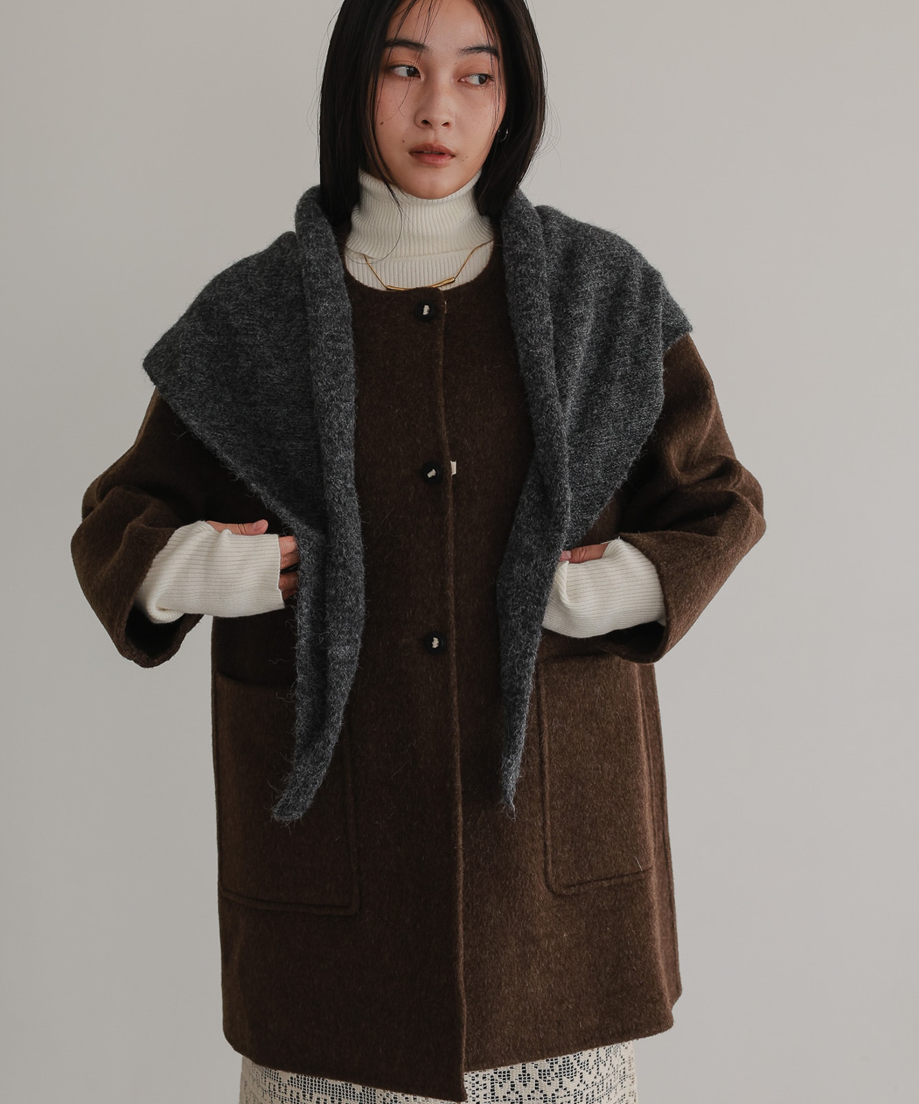 Stole-Style Coat | TENTO | TENTO online store（テントオンライン