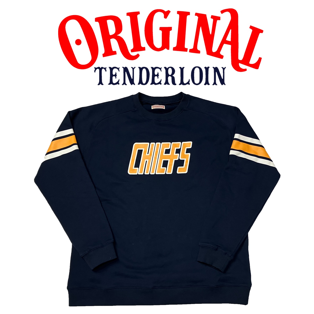 即納】TENDERLOIN CHIEFS SWEATSHIRTS NAVY | SWEATSHIRT/SWEATER