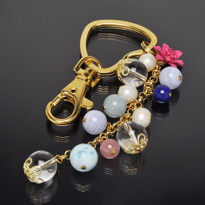 天然石キーホルダー バッグチャーム 【パワーストーン