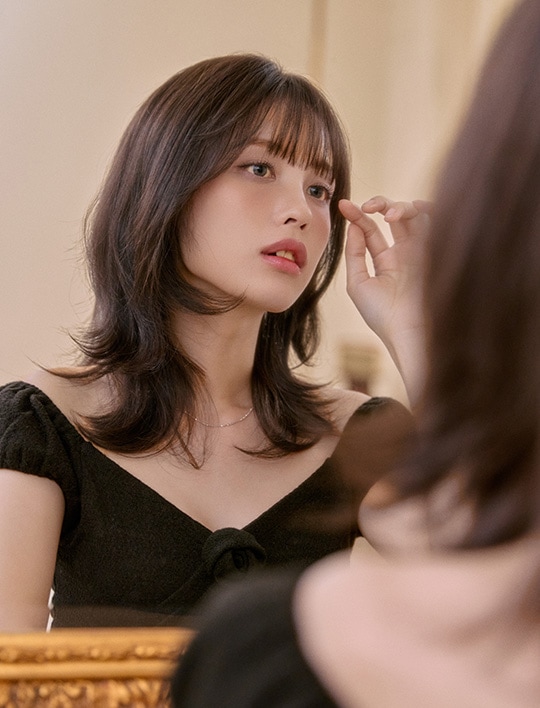 総手植えフルウィッグ) Jカールパーマ ジン（モースト原糸）