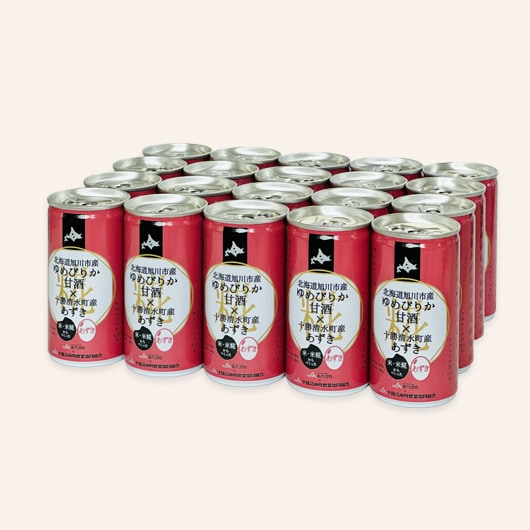 JAあさひかわ ゆめぴりか甘酒×あずき 甘酒 20缶 | 甘酒,JAあさひかわ