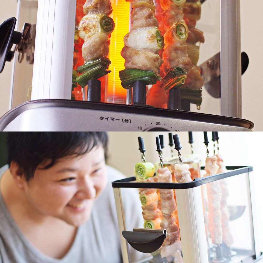 自動で回る卓上無煙焼き鳥器「自家製焼き鳥メーカー2」 | 【公式