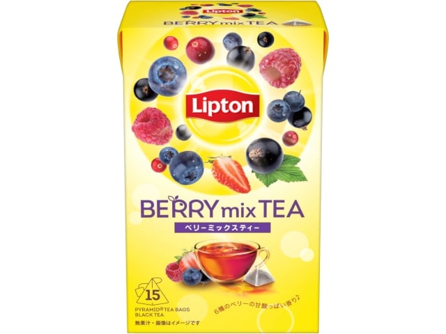 リプトン ベリーミックス ティーバッグ 15袋 まとめ買い(×6