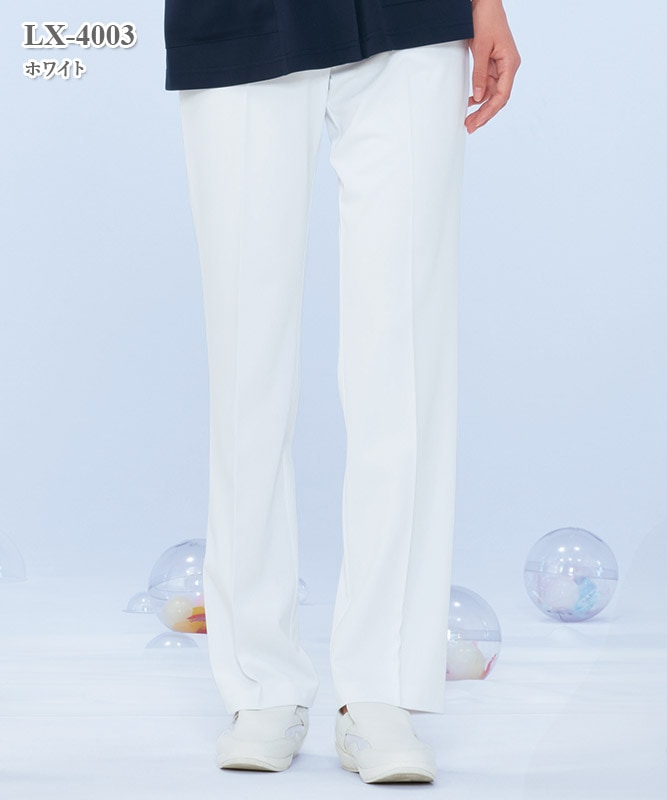 女子パンツ(脇ゴム)[ナガイレーベン製品] LX-4003｜THS-白衣通販・販売