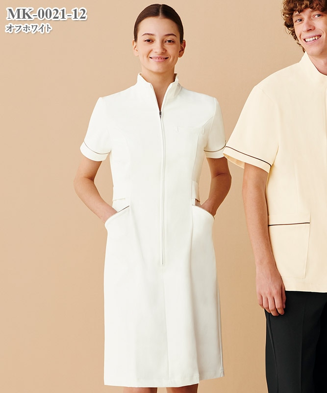 ミッシェルクランワンピース半袖[チトセ製品] MK-0021｜THS-白衣通販・販売
