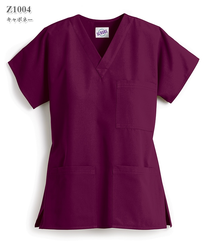 スクラブ3ポケットトップ半袖(男女兼用)[スマートスクラブス製品