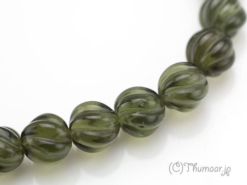 鑑別書付き・モルダバイトのブレスレット【8-9mm】｜パワーストーンの