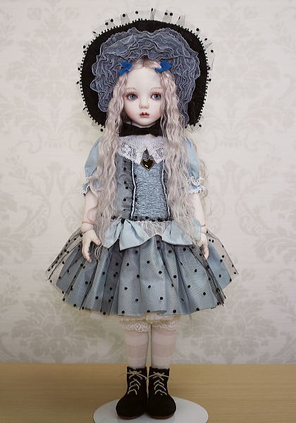 佐々木 士甫 作/ 球体関節人形 オールビスクドール 「 アイスブルーの
