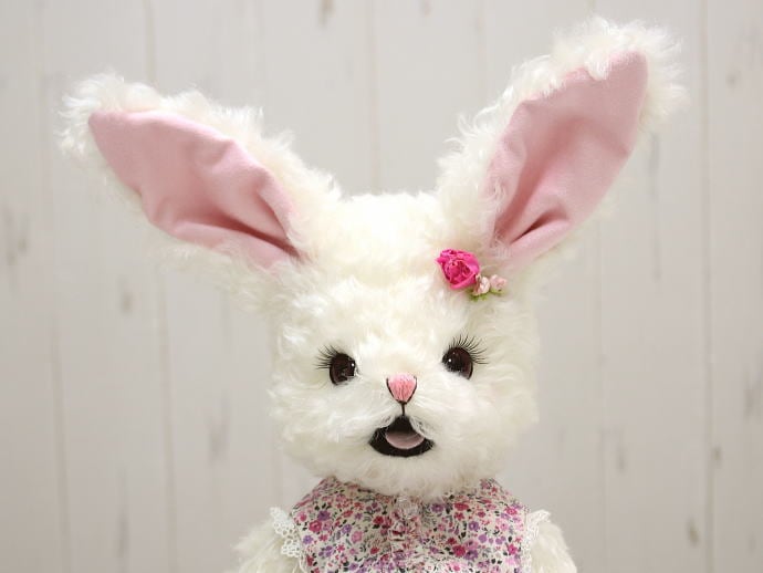 My Friend /白うさぎ | テディベア,アーティストベア,My Friend