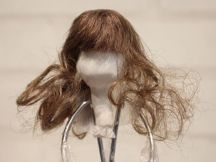 頭周り（円周）11㎝ ドール用ウィッグ(モヘア)3F307 | すべての商品