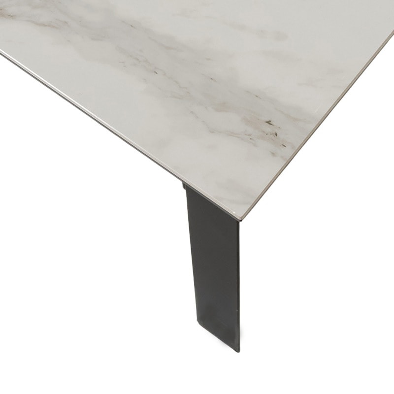 リビングテーブル グラナダ110CT ホワイトクオーツ【大型商品配送便で