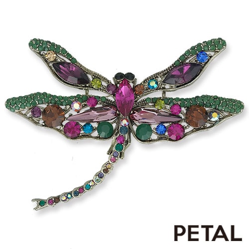 PETAL MARKET | アクセサリー | 上品で高貴なトンボのブローチ【PETAL