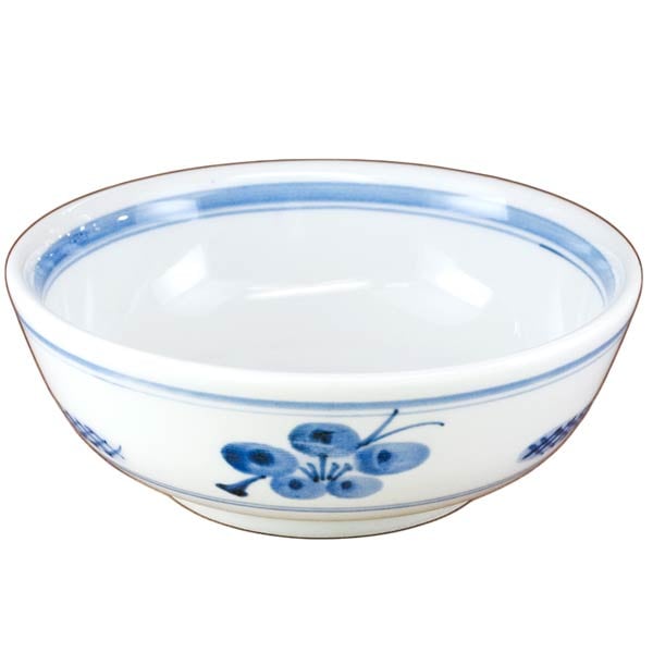 和食器通販e-tobeyaki.com】砥部焼 江泉窯 浅鉢（中）梅