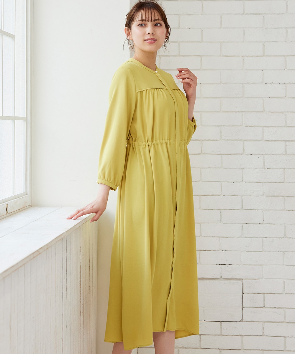 SALE】クールタッチウエストドロストシャツワンピース - 12Twelve