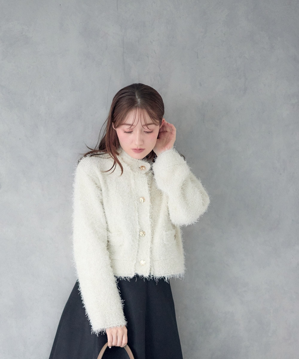 SALE】フェザーニットジャケットカーディガン - 12Twelve Agenda