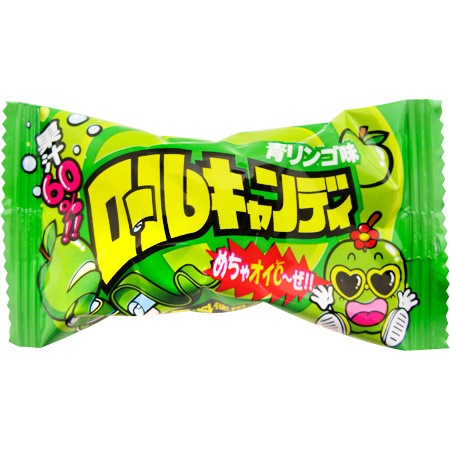 駄菓子(売値から選ぶ）,60円～69円｜ロールキャンディ 青リンゴの