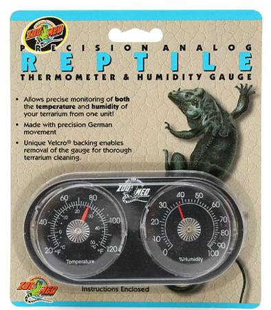 レプタイル アナログ温湿度計 TH-22 ZOOMED(ズーメッド) 爬虫類 両生類