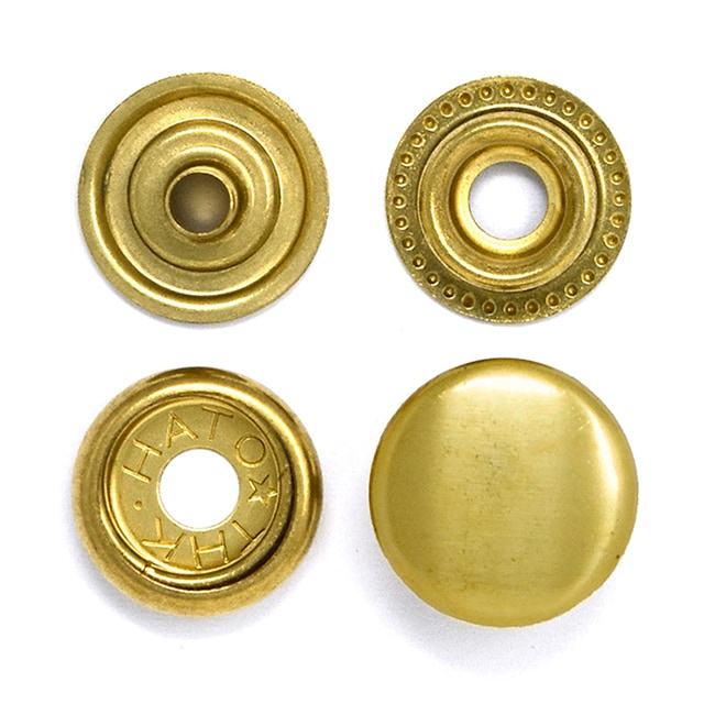 E83 / No.7050 ホック / 真鍮無垢 〈小口・大口・箱〉:がまぐち口金