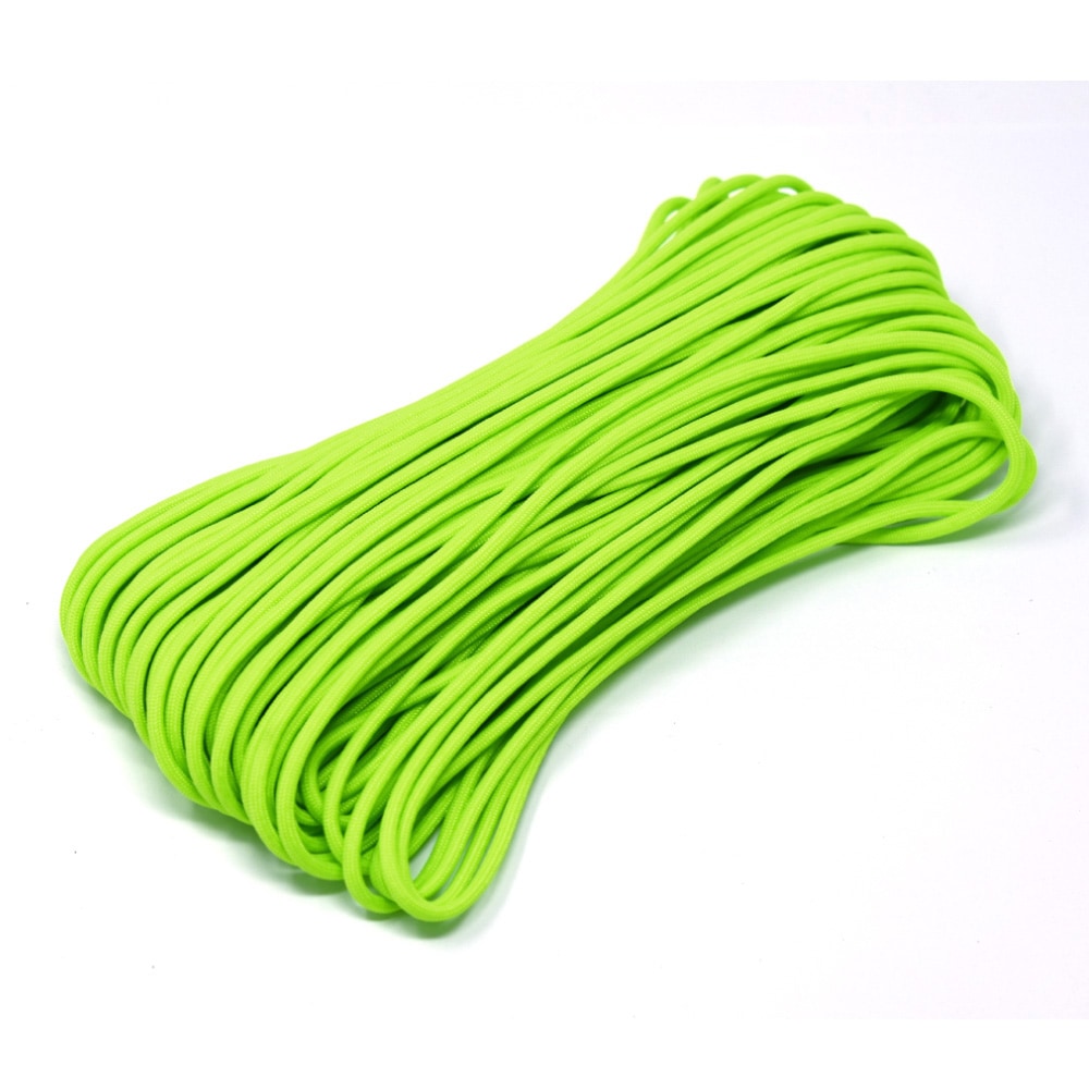 Z156 / TIGER パラコード 4mm / ネオングリーン〈1束(30m)〉:がまぐち