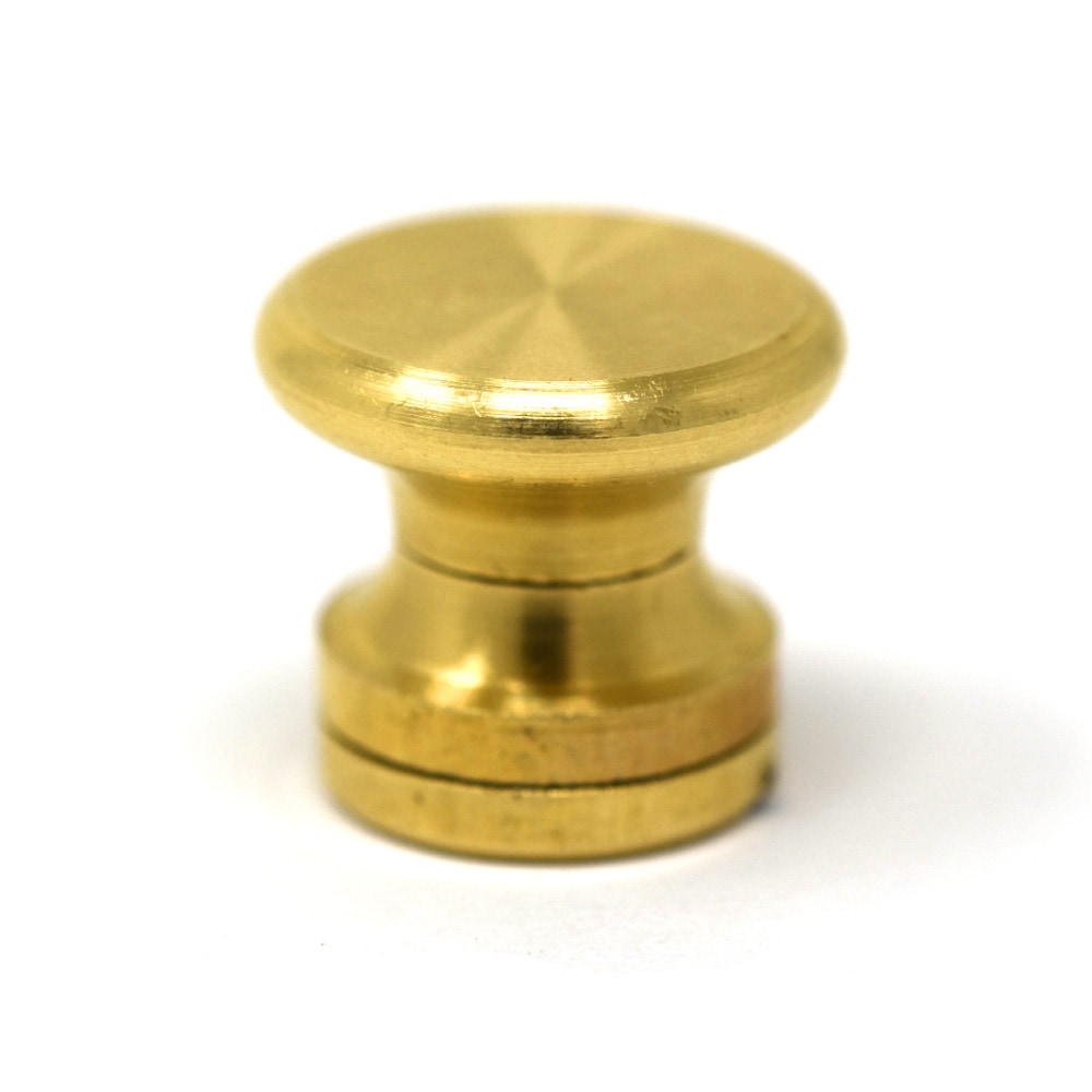 Y702 / ストラップ用ダブルネジ / 真鍮無垢 〈小口・大口〉:がまぐち