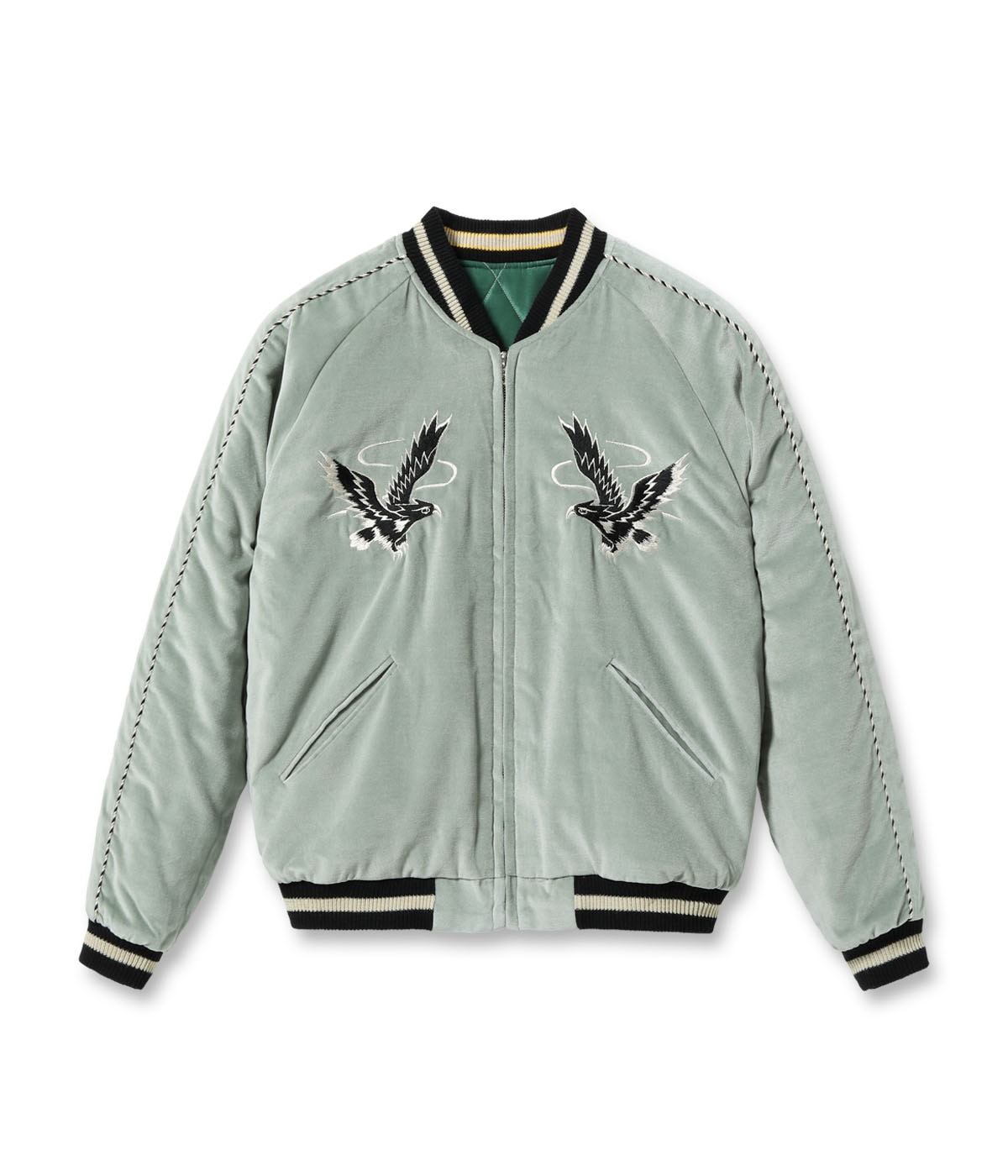 Lot No. TT15544-141 / Mid 1950s Style Velveteen Souvenir Jacket