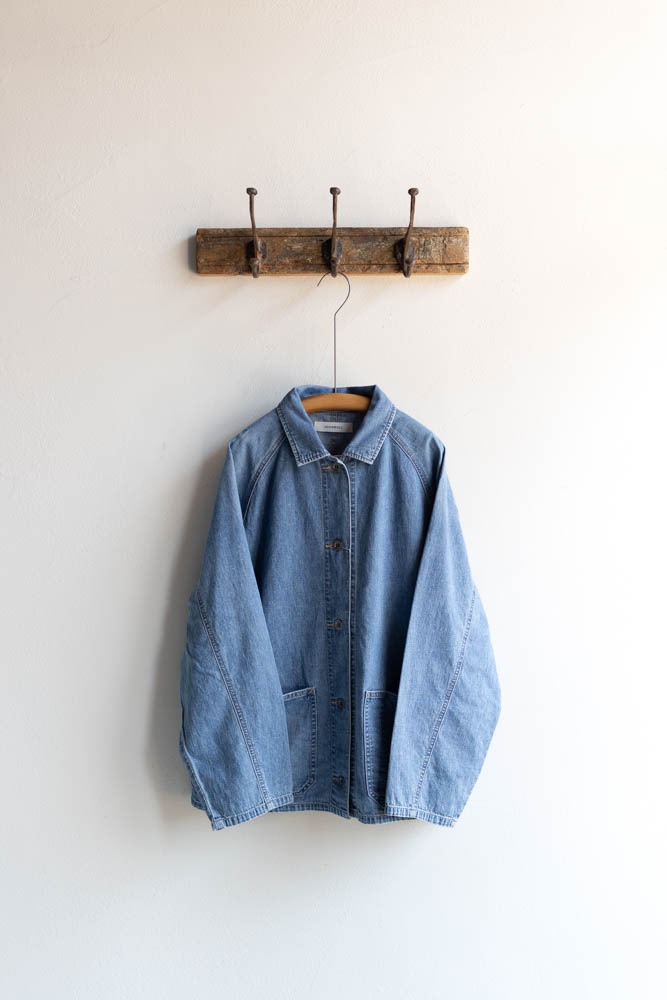 JOHNBULL ジョンブル | ライトデニムカバーオール Col : ブリーチ (016