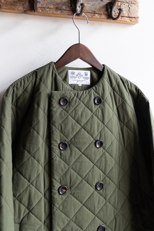 R&D.M.Co- (OLDMAN'S TAILOR) | QUILTING DOUBLE BUTTON COAT Col