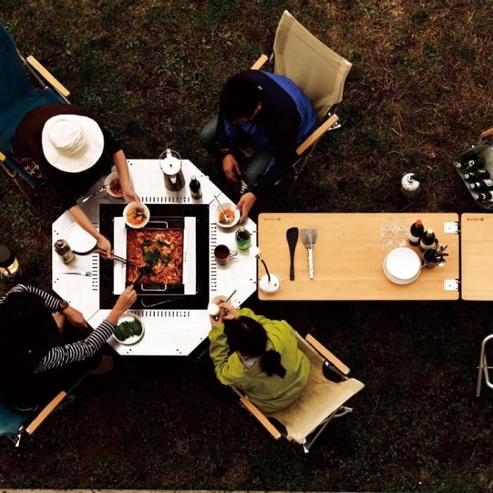 snow peak スノーピーク ジカロテーブル 収納ケース付き 焚き火