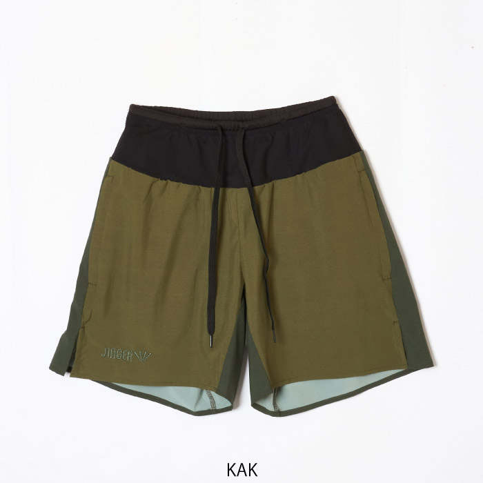 JINGER ジンガー ユニセックス マルチポケット付きランニングパンツ