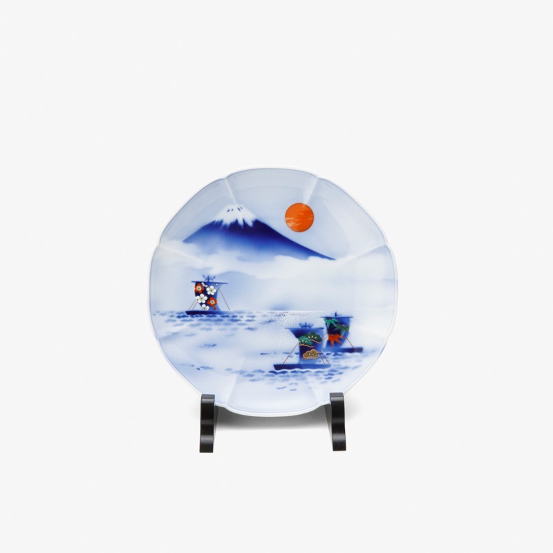 染錦富士に宝船 飾皿 | すべての商品 | 深川製磁オンラインストア （TS