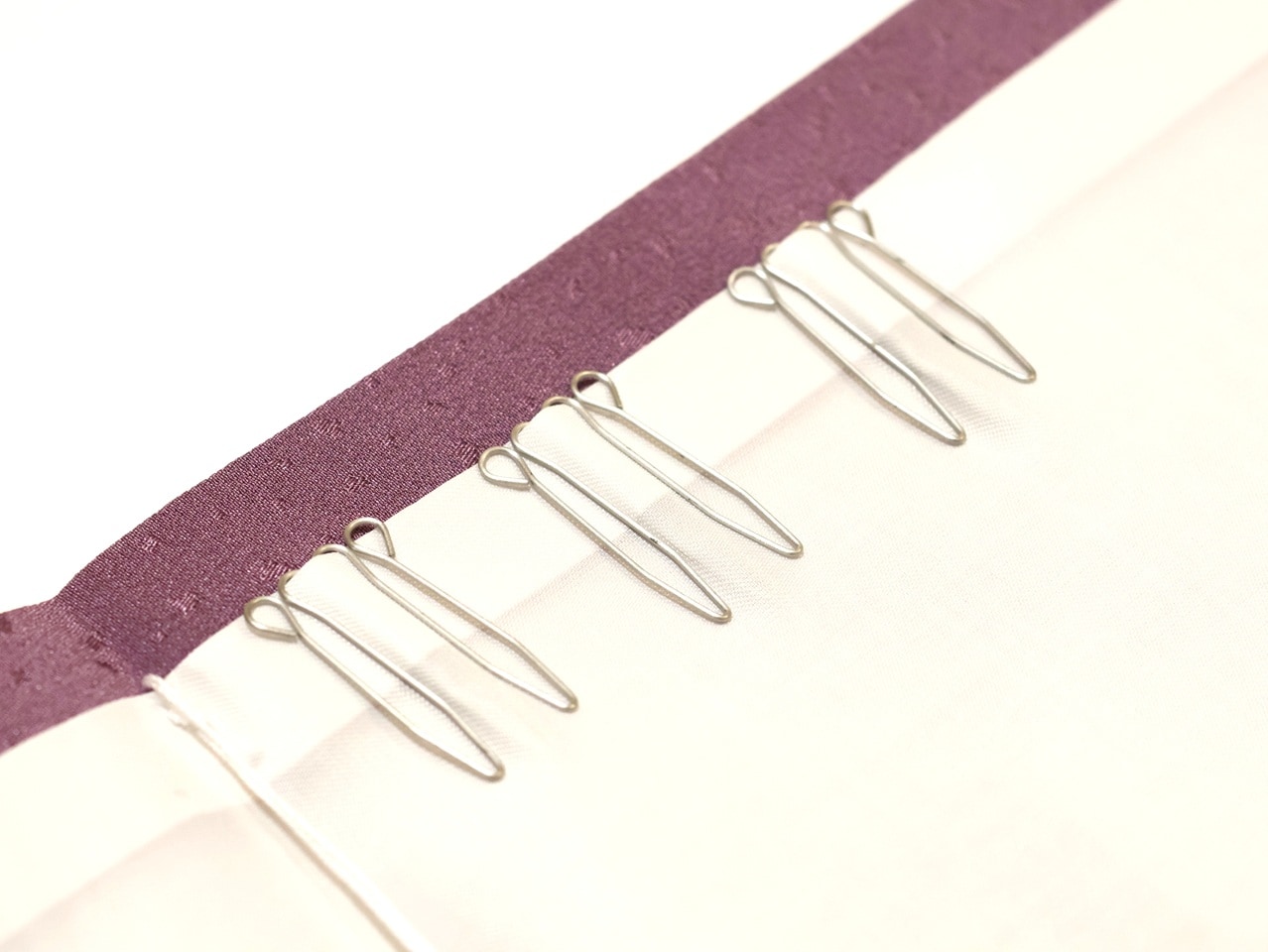 正絹重ね衿「薄紫色（吹雪の地模様）」№35 | 半衿、伊達衿,伊達衿(重ね