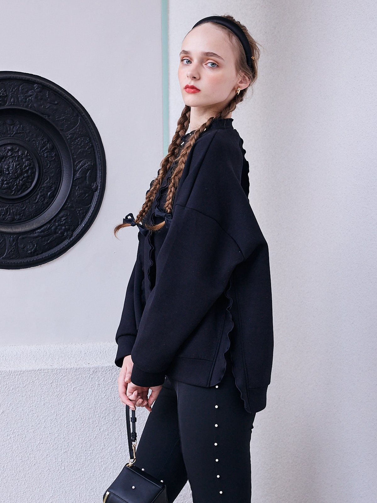 TSURU By MARIKO OIKAWA Eliot パール装飾 ニット Mylo＜ONLINE限定