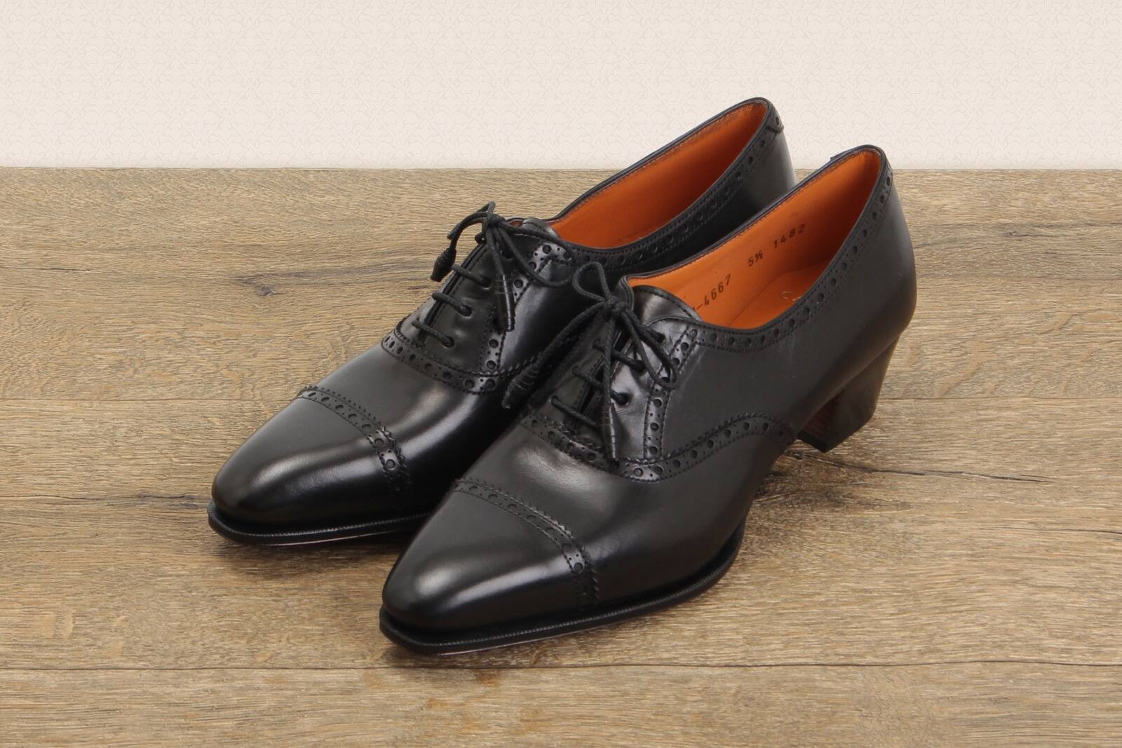 カルミーナ 1482 BLACK キャップトウ レディース | カルミーナ