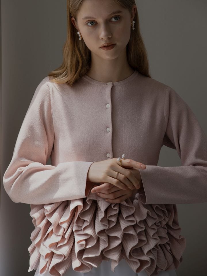 ラメスワンカーディガン | Cardigan,長袖 | | TREFLE＋1（トレフル